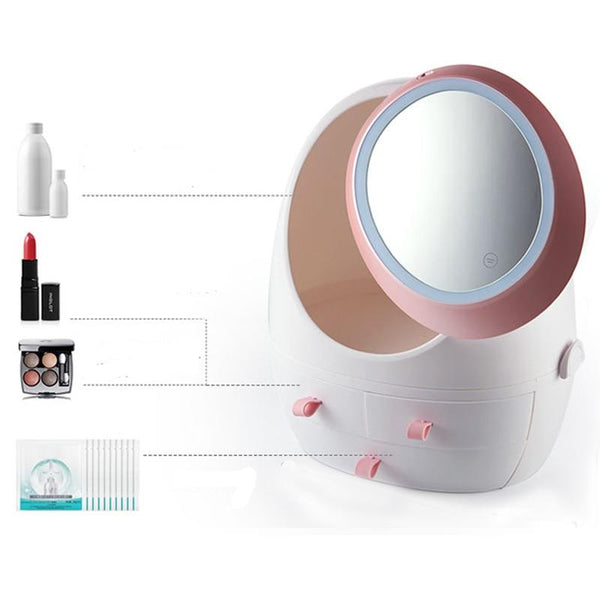 LED Makeup Cosmetic Organizer